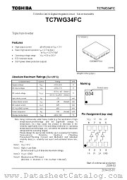TC7WG34FC datasheet pdf TOSHIBA