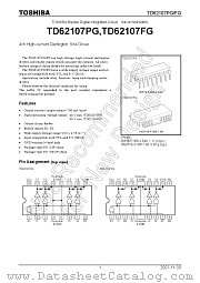 TD62107PG datasheet pdf TOSHIBA