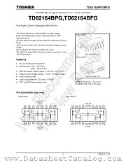 TD62164BFG datasheet pdf TOSHIBA