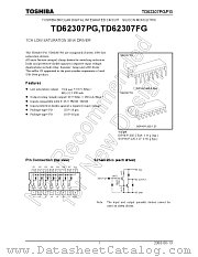 TD62307FG datasheet pdf TOSHIBA