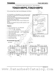 TD62318BFG datasheet pdf TOSHIBA