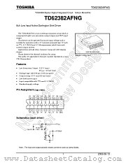 TD62382AFNG datasheet pdf TOSHIBA