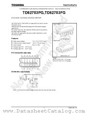 TD62703FG datasheet pdf TOSHIBA