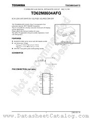 TD62M8604AFG datasheet pdf TOSHIBA