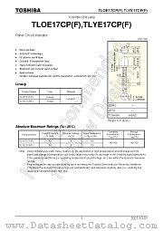 TLYE17CP(F) datasheet pdf TOSHIBA