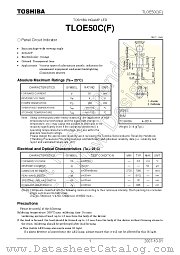 TLOE50C(F) datasheet pdf TOSHIBA