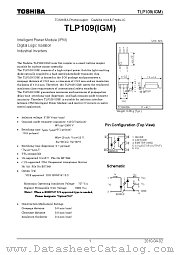 TLP109(IGM) datasheet pdf TOSHIBA