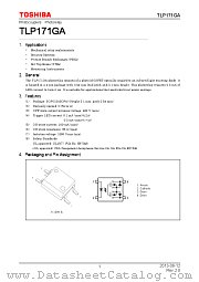TLP171GA datasheet pdf TOSHIBA