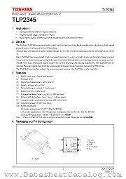 TLP2345 datasheet pdf TOSHIBA