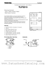 TLP3215 datasheet pdf TOSHIBA