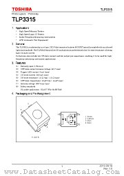 TLP3315 datasheet pdf TOSHIBA