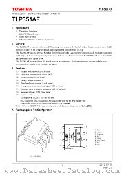 TLP351AF datasheet pdf TOSHIBA