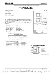 TLP663J(S) datasheet pdf TOSHIBA