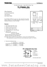 TLP666L(S) datasheet pdf TOSHIBA