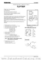 TLP750F datasheet pdf TOSHIBA