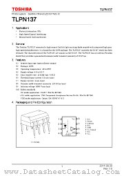 TLPN137 datasheet pdf TOSHIBA