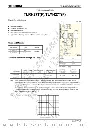 TLRH27T(F) datasheet pdf TOSHIBA