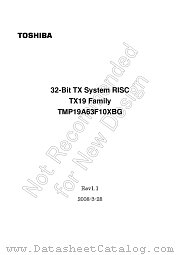 TMP19A63F10XBG datasheet pdf TOSHIBA