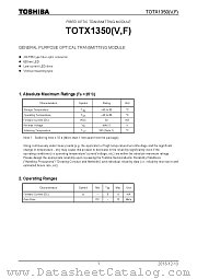 TOTX1350(V,F) datasheet pdf TOSHIBA