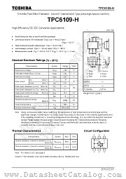 TPC6109-H datasheet pdf TOSHIBA