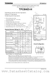TPC8A03-H datasheet pdf TOSHIBA