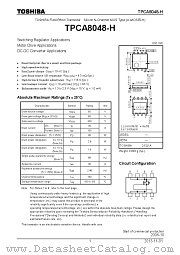 TPCA8048-H datasheet pdf TOSHIBA