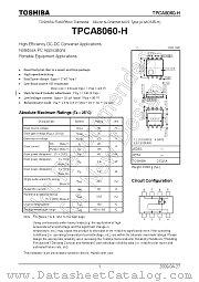 TPCA8060-H datasheet pdf TOSHIBA