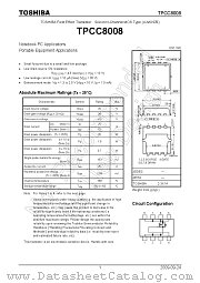 TPCC8008 datasheet pdf TOSHIBA