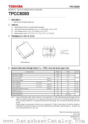 TPCC8093 datasheet pdf TOSHIBA