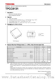 TPCC8131 datasheet pdf TOSHIBA