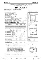TPCC8A01-H datasheet pdf TOSHIBA