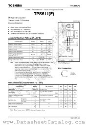 TPS611(F) datasheet pdf TOSHIBA