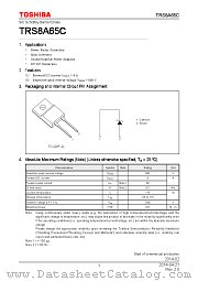 TRS8A65C datasheet pdf TOSHIBA