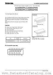 ULN2003AFWG datasheet pdf TOSHIBA