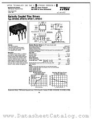 OPI3011 datasheet pdf Optek Technology