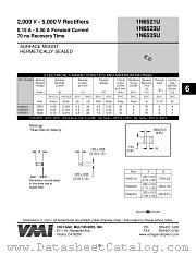 1N6521U datasheet pdf Voltage Multipliers