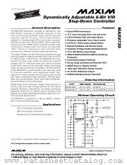 MAX8720ETX datasheet pdf MAXIM - Dallas Semiconductor