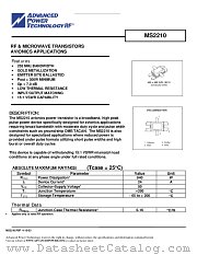 MS2210 datasheet pdf Advanced Power Technology