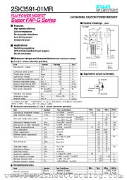 2SK3591-01MR datasheet pdf Fuji Electric