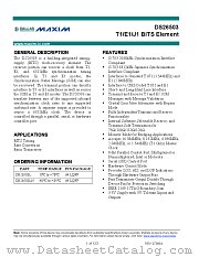 DS26503LN datasheet pdf MAXIM - Dallas Semiconductor