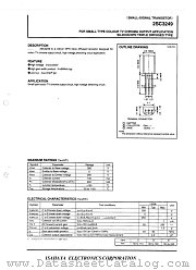 2SC3249 datasheet pdf Isahaya Electronics Corporation