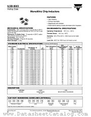 ILSB-0603RK3R3K datasheet pdf Vishay
