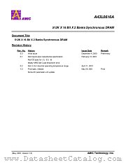 A43L0616AV-5 datasheet pdf AMIC Technology