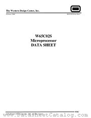 W65C02S8PL-14 datasheet pdf The Western Design Center Inc