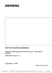 PEB2245 datasheet pdf Siemens
