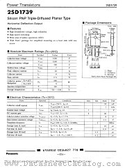 2SD1739 datasheet pdf Panasonic