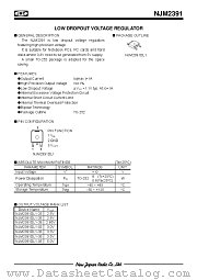 NJM2391DL1 datasheet pdf New Japan Radio
