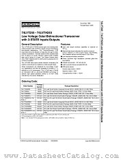 74LVTH245MTCX_NL datasheet pdf Fairchild Semiconductor