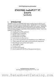 ES1371 datasheet pdf etc