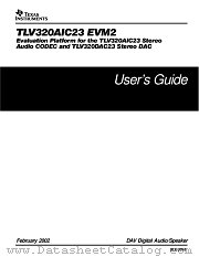 TLV320ALC23 datasheet pdf Texas Instruments